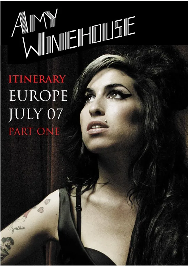 Amy Winehouse Itinerary p1