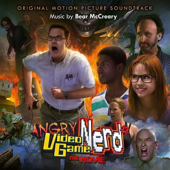 Angry Video Game Nerd Bear McCreary Album Design