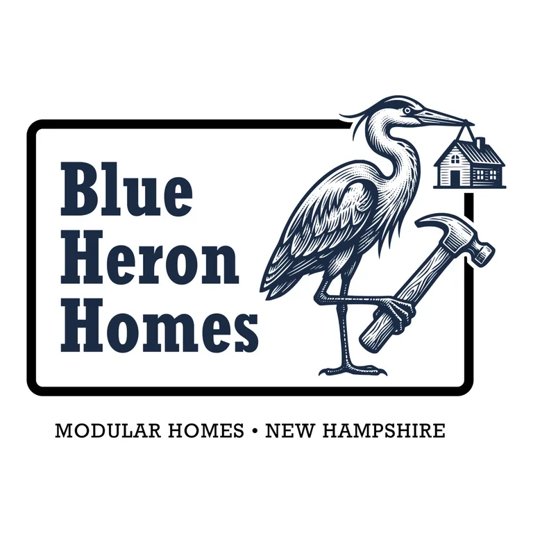 Blue Heron Homes Logo and Brand Identity