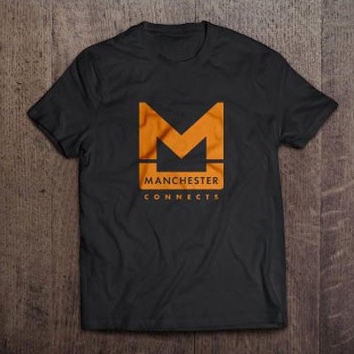 t-shirt design for Manchester Connects