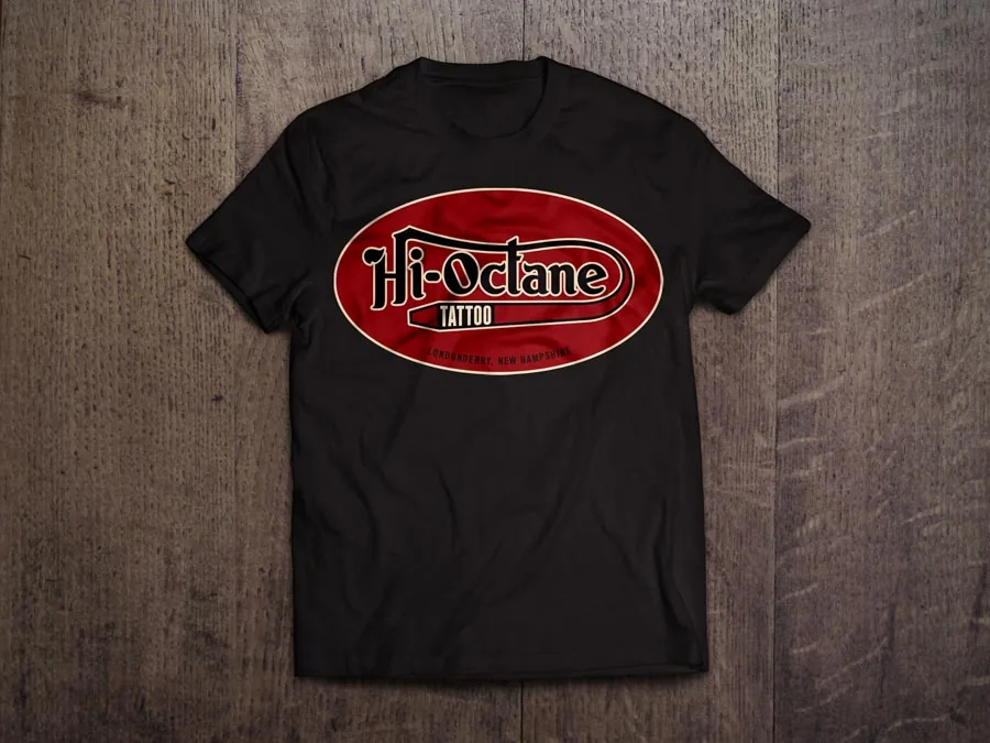 Hi Octane Tattoo T Shirt Mockup