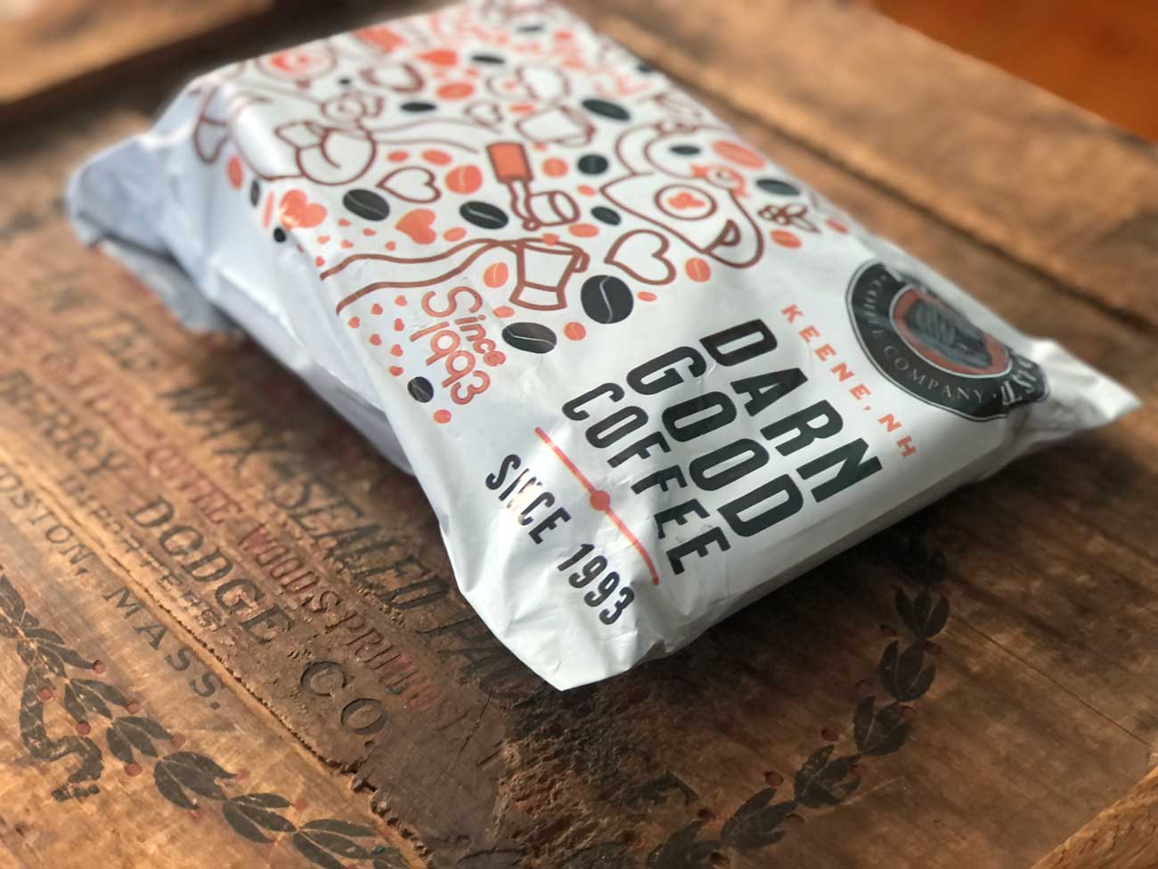 Prime Roast Coffee Poly Bag Packaging Design