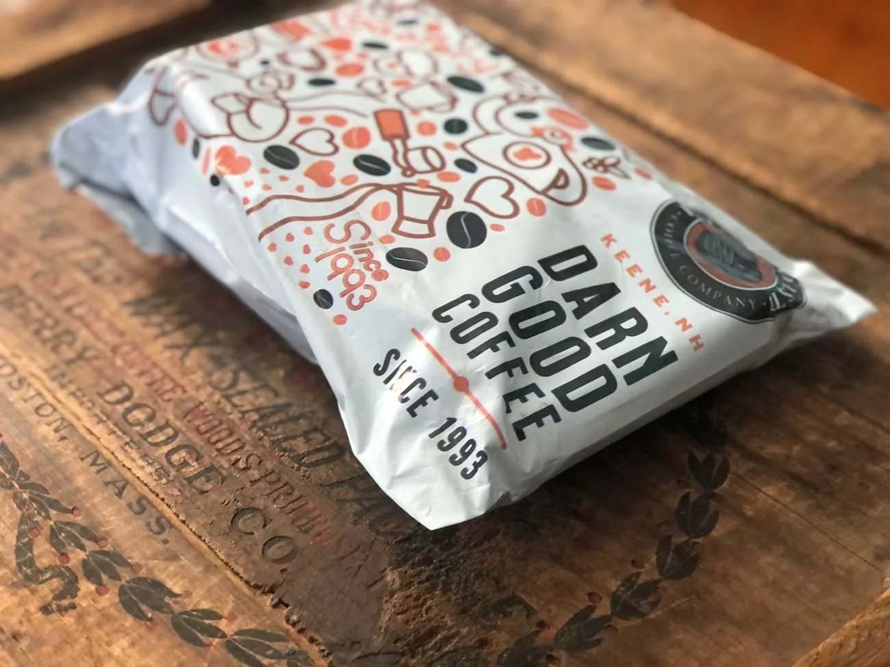Prime Roast Coffee Poly Bag Packaging Design