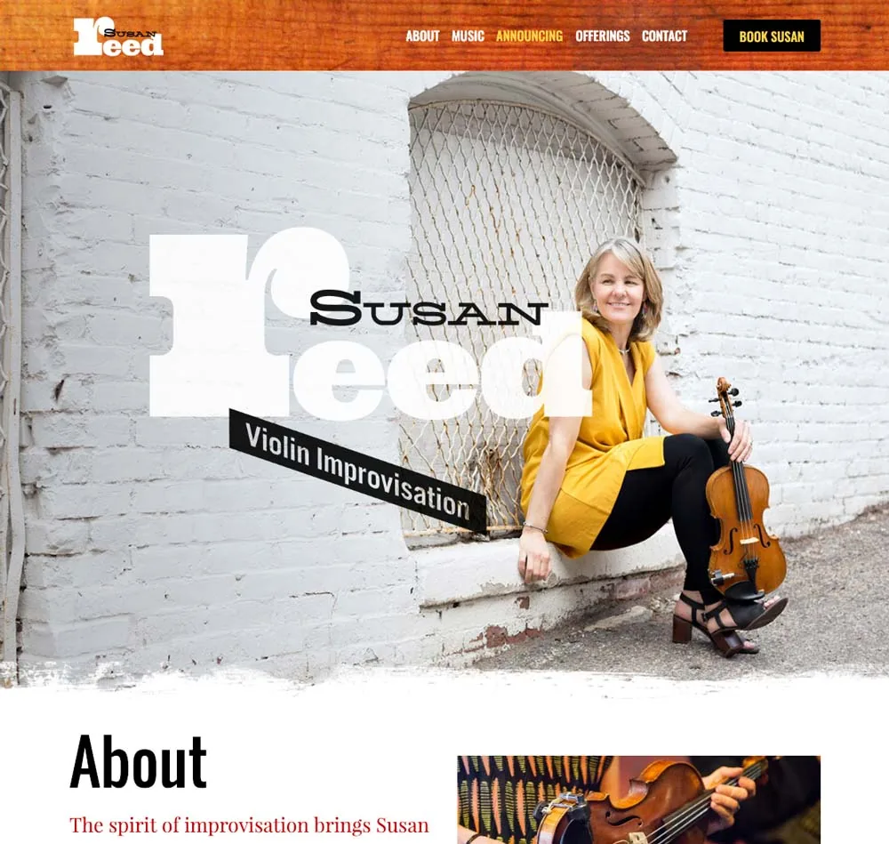 Susan Reed Webpage