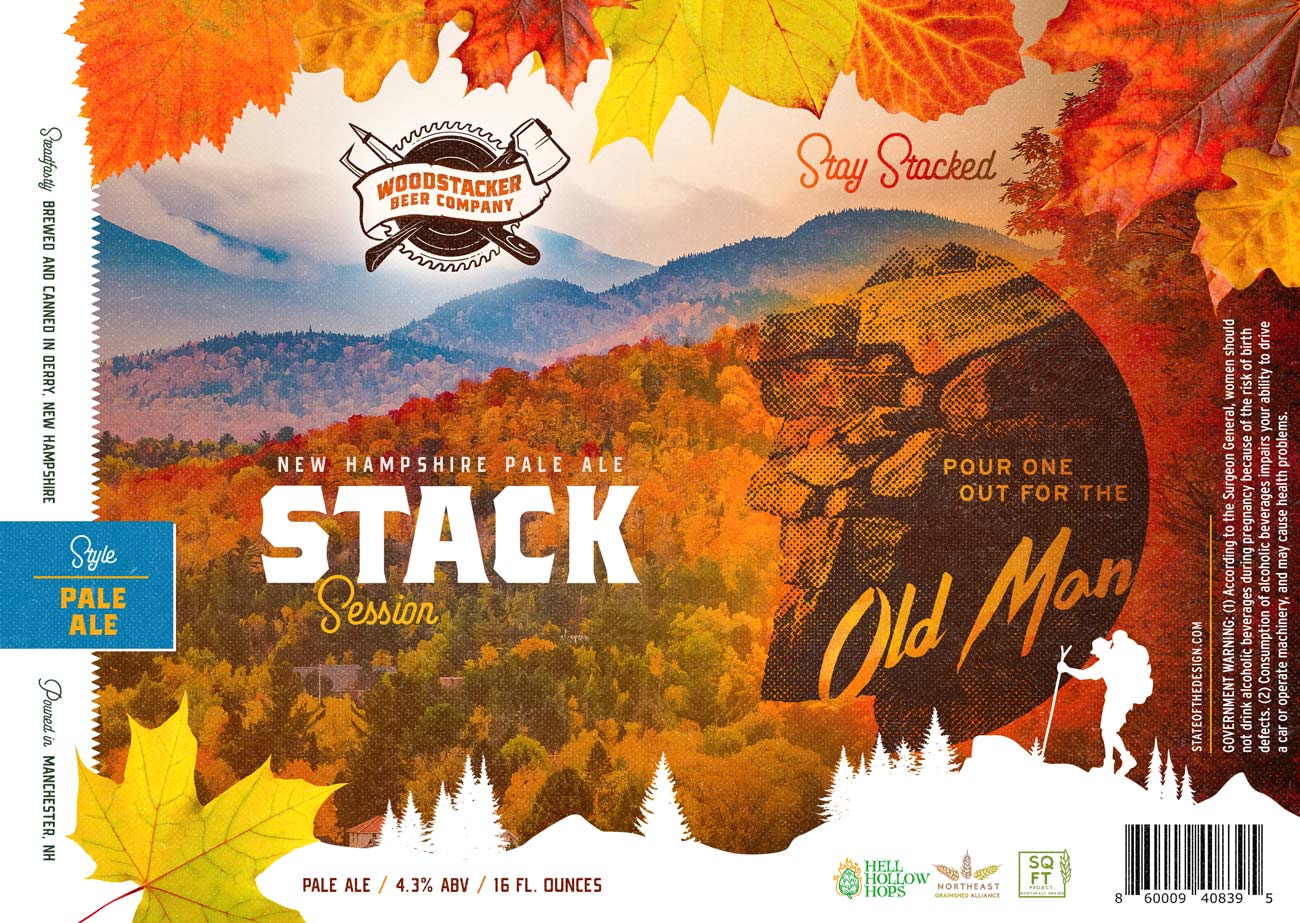 Woodstacker Beer Co Stack Session Can Design