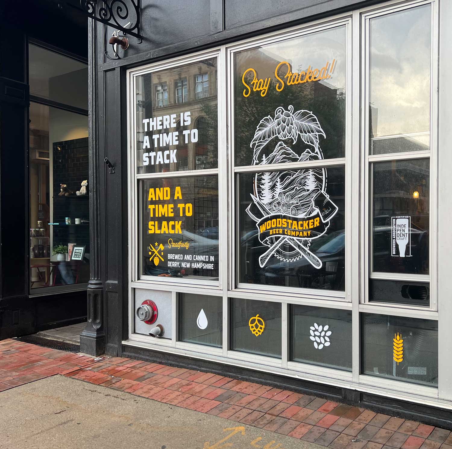 Woodstacker Beer Company Storefront