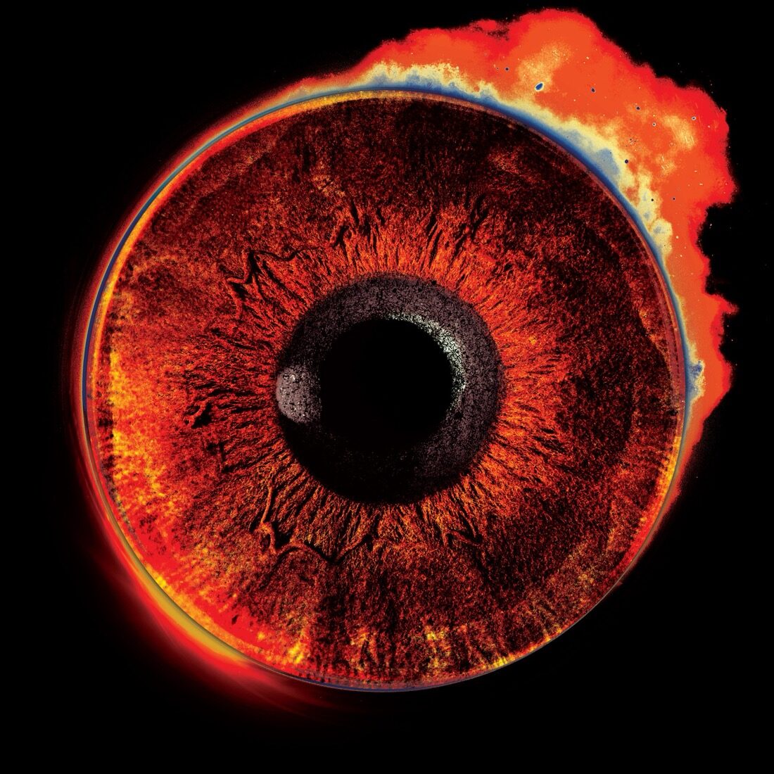 Ekleipsis album cover exploration, central eye