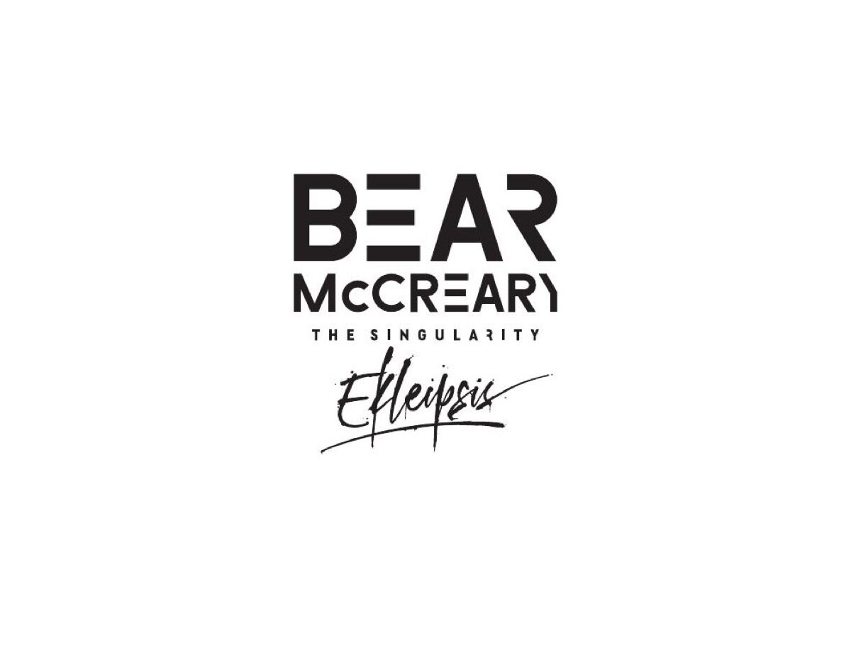 Final Ekleipsis wordmark and logo lockup for Bear McCreary