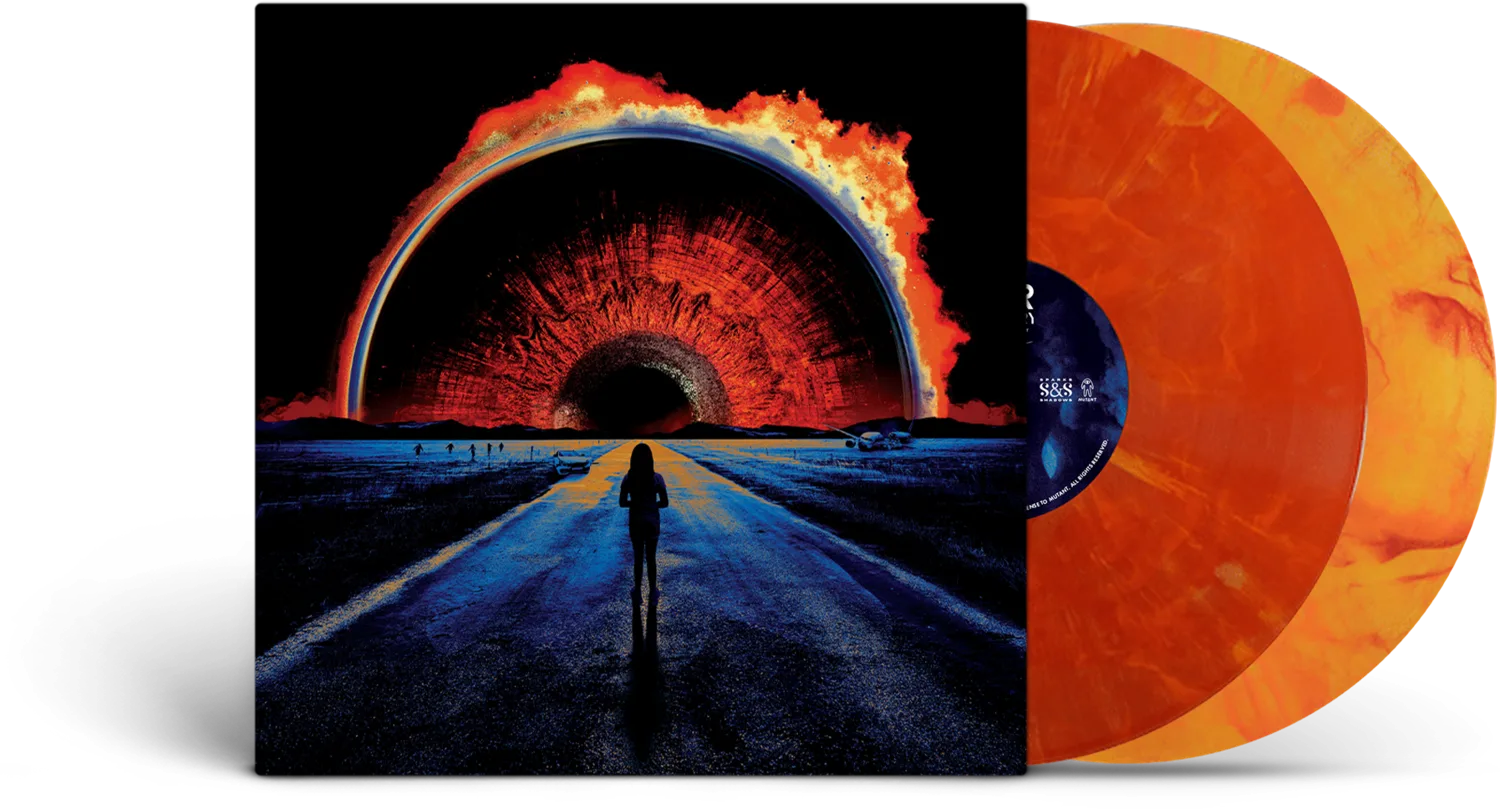 The finished Singularity: Ekleipsis vinyl release with color records