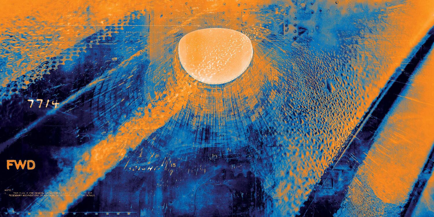Ekleipsis packaging exploration, orb breaking through wreckage